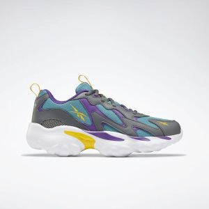 Adidasy Damskie Reebok DMX Series 1000 Szare/Żółte PL 53UHJFY